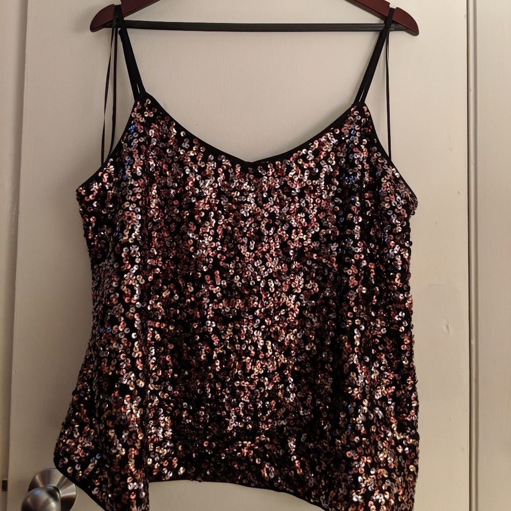 Vince Camuto top and NY&Co dress